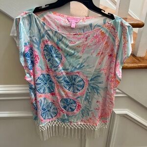 Lilly Pullitzer Coverup-blouse XS/S